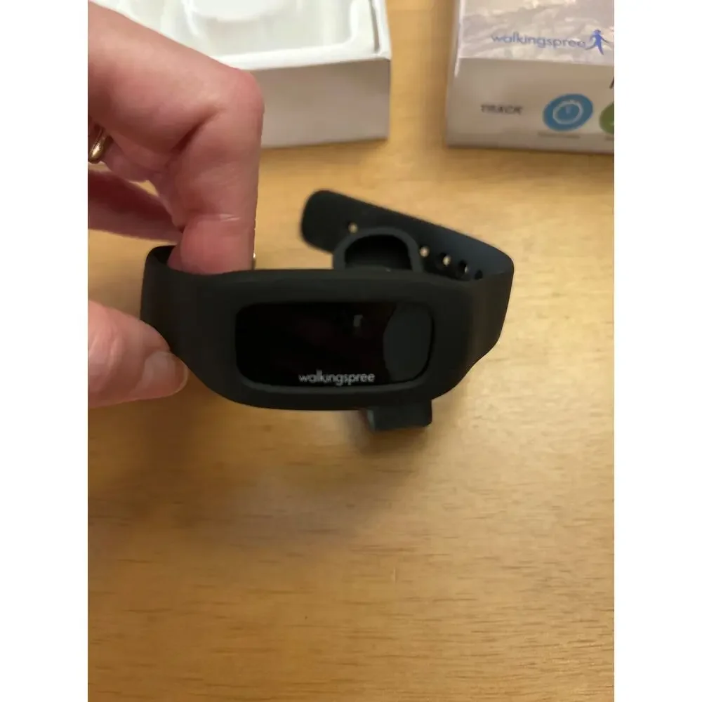 4pc Walkingspree Inspire Wireless Activity Tracker Black Steps Distance Calories